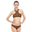 Gradient High Neck Bikini Set View1