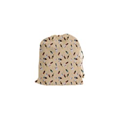 Festive Champagne Drawstring Pouch (xs) by SychEva