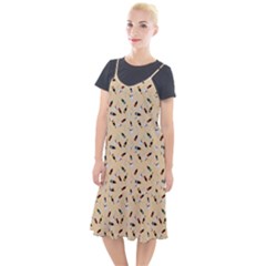 Festive Champagne Camis Fishtail Dress by SychEva
