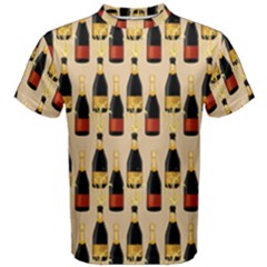 Champagne For The Holiday Men s Cotton Tee by SychEva