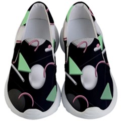 Digital Illusion Kids Lightweight Slip Ons by Sparkle