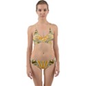 Abstract pattern geometric backgrounds   Wrap Around Bikini Set View1