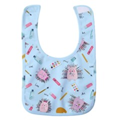 Hedgehogs Artists Baby Bib by SychEva