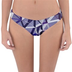 3d Lovely Geo Lines Ix Reversible Hipster Bikini Bottoms by Uniqued