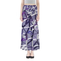 3d Lovely Geo Lines Ix Full Length Maxi Skirt by Uniqued
