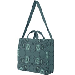 Floral Pattern Paisley Style Paisley Print   Square Shoulder Tote Bag by Eskimos