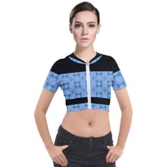 Digitaldesign Short Sleeve Cropped Jacket by Sparkle