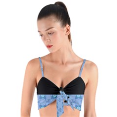 Digitaldesign Woven Tie Front Bralet by Sparkle