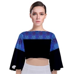 Digitaldesign Tie Back Butterfly Sleeve Chiffon Top by Sparkle