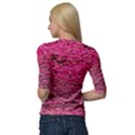 Pink  Waves Flow Series 1 Quarter Sleeve Raglan Tee View2