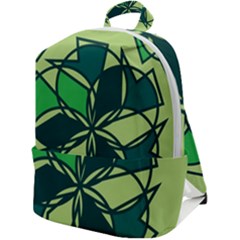 Abstract Pattern Geometric Backgrounds   Zip Up Backpack by Eskimos