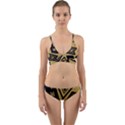 Abstract pattern geometric backgrounds   Wrap Around Bikini Set View1