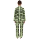 Abstract pattern geometric backgrounds   Satin Long Sleeve Pajamas Set View2