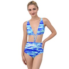 Blue Waves Flow Series 5 Tied Up Two Piece Swimsuit by DimitriosArt