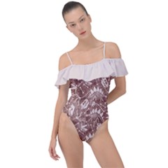 Dino Dig Frill Detail One Piece Swimsuit by VeataAtticus