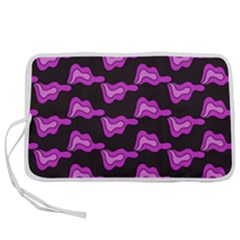 Abstract Waves Pen Storage Case (m) by SychEva