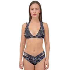 The Pollinator Double Strap Halter Bikini Set by MRNStudios