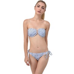 Office Twist Bandeau Bikini Set by SychEva