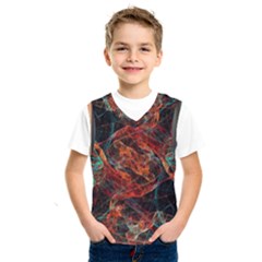 Fractal Kids  Basketball Tank Top by Sparkle