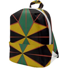 Abstract Pattern Geometric Backgrounds   Zip Up Backpack by Eskimos