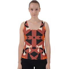 Abstract Pattern Geometric Backgrounds   Velvet Tank Top by Eskimos