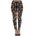 Abstract pattern geometric backgrounds   Lightweight Velour Leggings View1