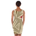 Abstract pattern geometric backgrounds   Wrap Front Bodycon Dress View2