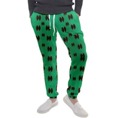 Butterflies In Fresh Green Environment Men s Jogger Sweatpants by pepitasart