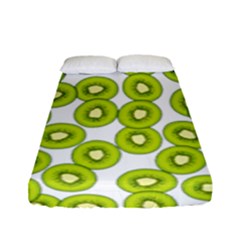 Kiwi Pattern Fitted Sheet (full/ Double Size) by Valentinaart