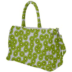 Kiwi Pattern Duffel Travel Bag by Valentinaart