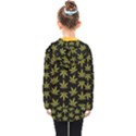 Weed Pattern Kids  Double Breasted Button Coat View2