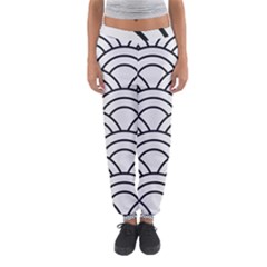 Black And White Pattern Women s Jogger Sweatpants by Valentinaart