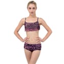 Pink  waves flow series 11 Layered Top Bikini Set View1