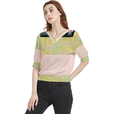 Janet 1 Quarter Sleeve Blouse by Janetaudreywilson
