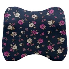 Flowers Pattern Velour Head Support Cushion by Sparkle