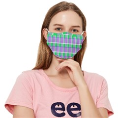Checks Fitted Cloth Face Mask (adult) by Sparkle