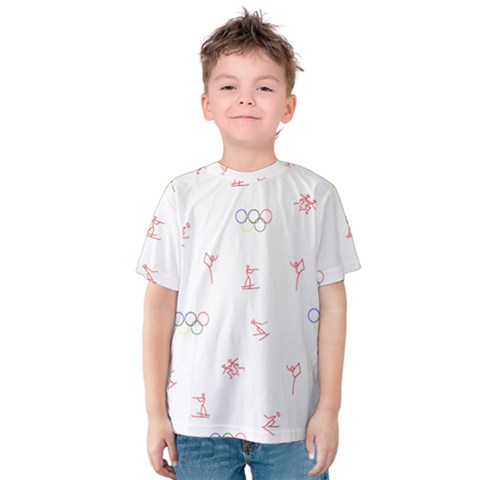 Types Of Sports Kids  Cotton Tee by UniqueThings