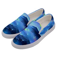Moon Mountains Men s Canvas Slip Ons by Dazzleway