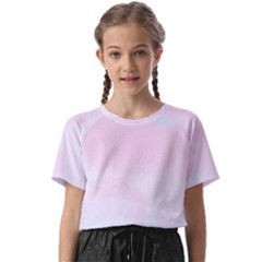 Watercolor Clouds Kids  Basic Tee by Littlebird