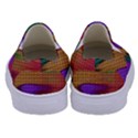 Puzzle Landscape In Beautiful Jigsaw Colors Kids  Canvas Slip Ons View4