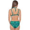 Abstract pattern geometric backgrounds   Double Strap Halter Bikini Set View2