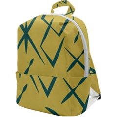 Abstract Pattern Geometric Backgrounds   Zip Up Backpack by Eskimos