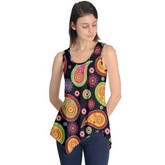 Paisley Pattern Design Sleeveless Tunic by befabulous