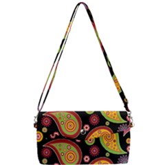 Paisley Pattern Design Removable Strap Clutch Bag by befabulous