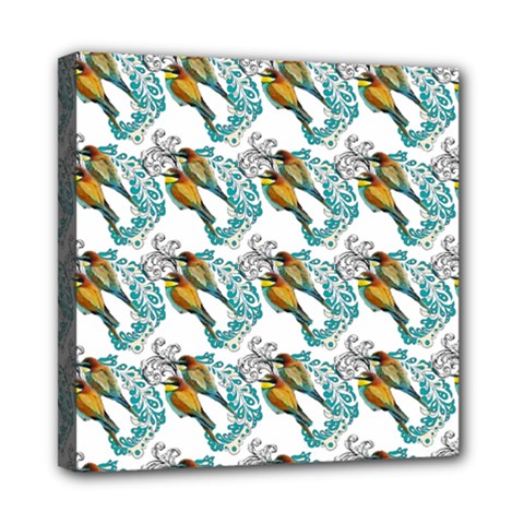 Nature Birds Mini Canvas 8  X 8  (stretched) by Sparkle