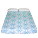 Flower Of Life  Fitted Sheet (Queen Size) View1