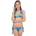 Abstract pattern geometric backgrounds   Tie It Up Bikini Set View1