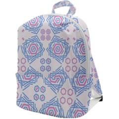 Abstract Pattern Geometric Backgrounds   Zip Up Backpack by Eskimos