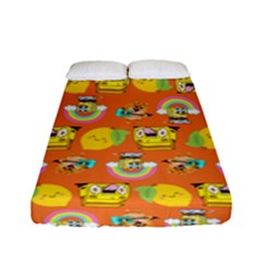 Minionspattern Fitted Sheet (full/ Double Size) by Sparkle