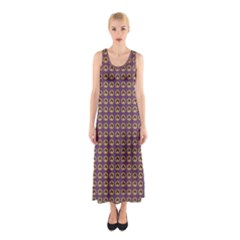 Olimedpurp Sleeveless Maxi Dress by violetheavensky